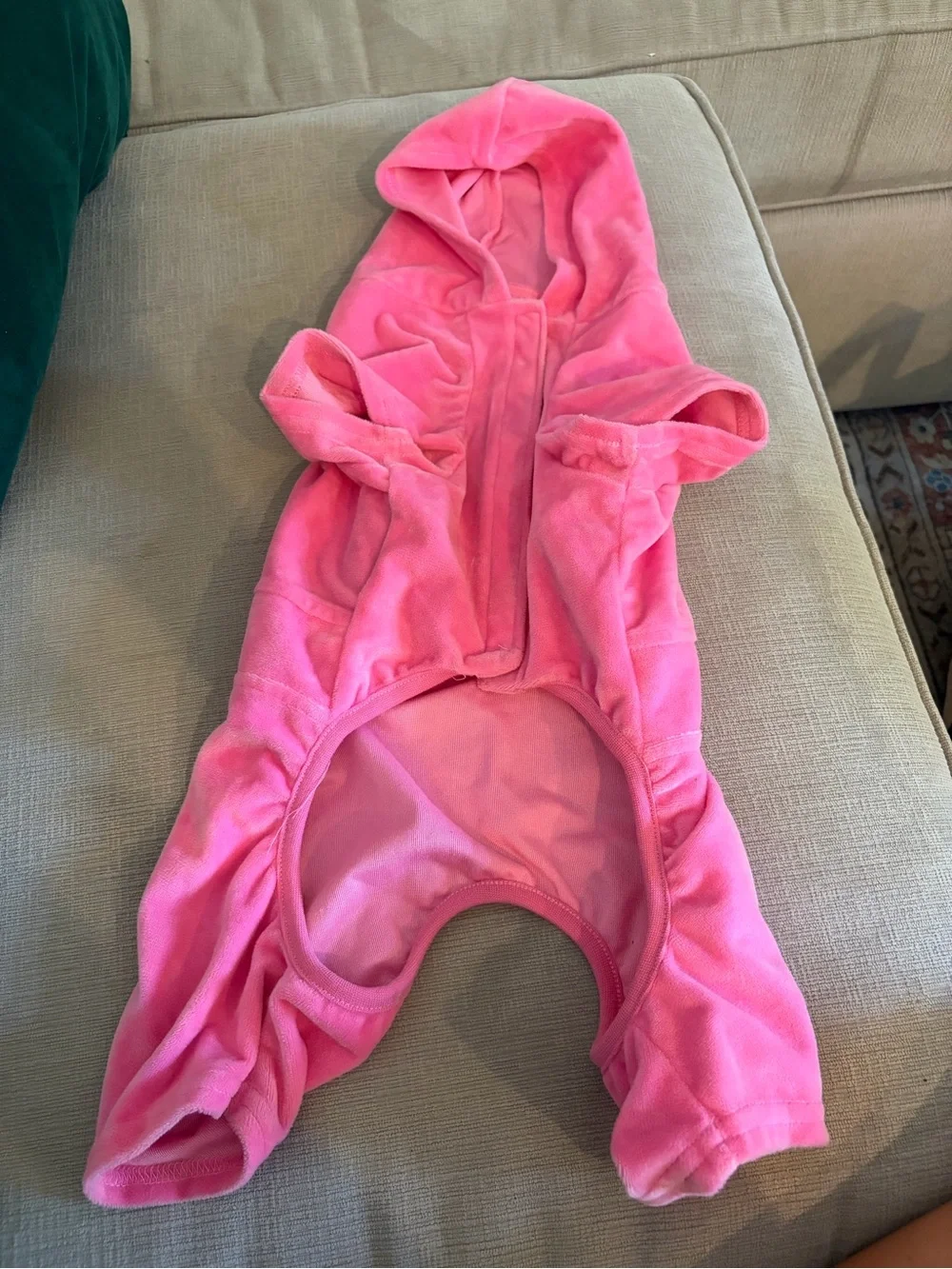 Juicy Couture Hot Pink Studded Crown Dog Hoodie